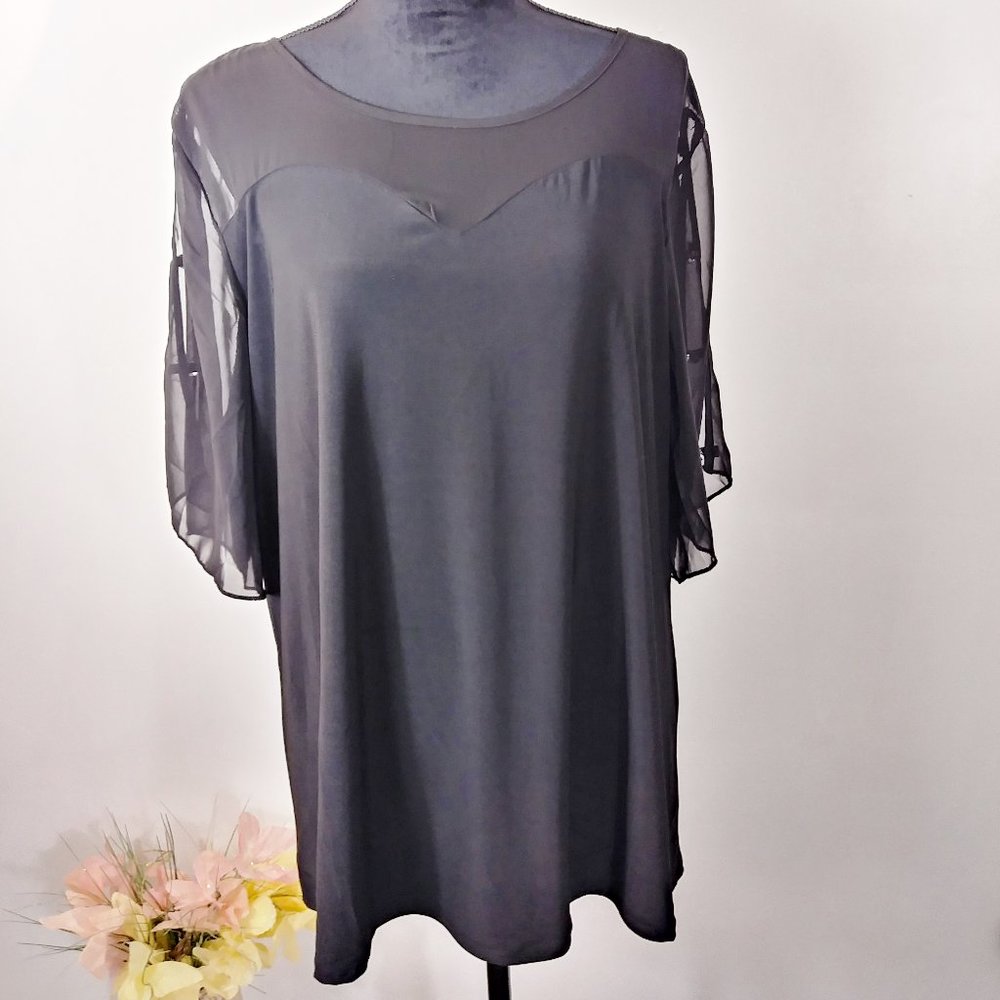 NEW Atelier 29 black blouse size 2X
